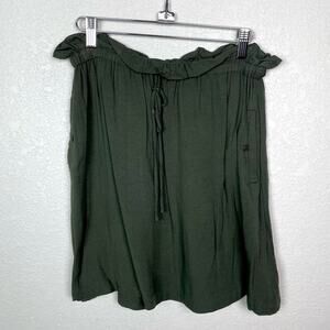 COOPERATIVE Olive Green Mini Skirt Size M